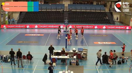 [LVLW] Damesvolley Dok Noord Gent – ES Charleroi Volley